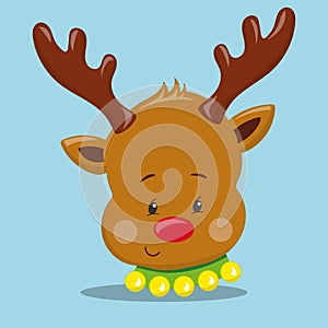 christmas faces rudolf 01