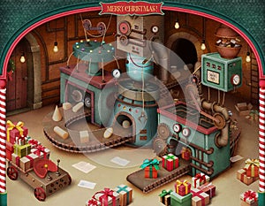 Christmas factory Toy