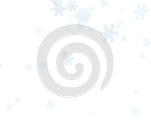Christmas falling snow isolated background. Xmas snow flake pattern. Snowfall texture. Winter snowstorm backdrop 3d