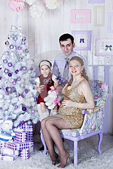 Christmas family portrait