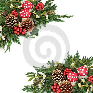 Christmas Fantasy Decorative Border