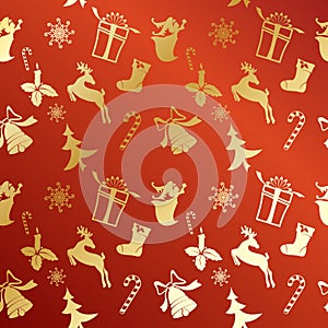 Christmas festive background vector