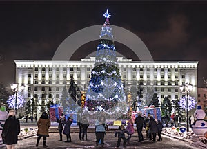 Christmas festivities in the regional administration building o