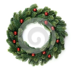 Christmas fir wreath