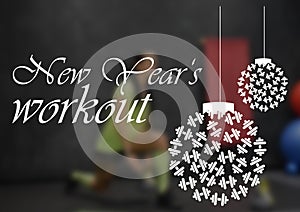 Christmas Fitness and gym motivation quote