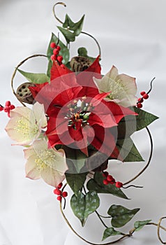 Christmas flower arrangement