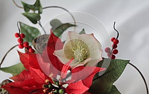 Christmas flower arrangement