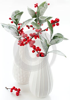 Christmas flower arrangement