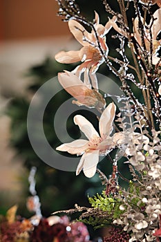 Christmas flower decoration