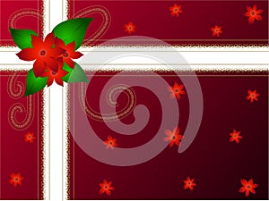 Christmas flower gift pack