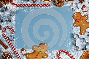 Christmas food background