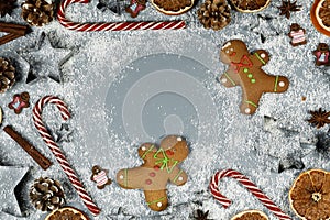 Christmas food background