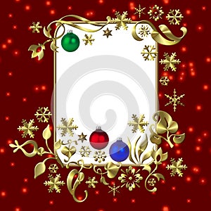 Christmas Frame Background