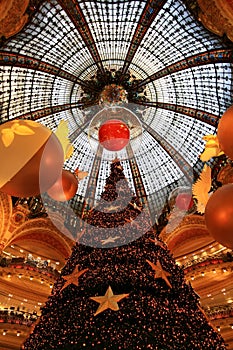 Christmas at Galeries Lafayette