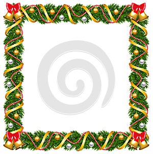 Christmas garland frame