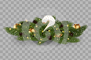 Christmas garland vector