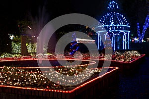 Christmas Gazebo and fountain