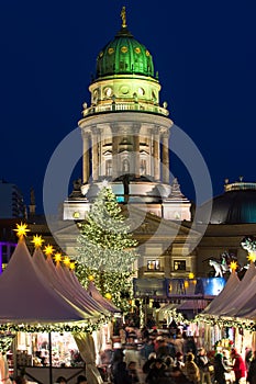 Christmas at Gendarmenmarkt in Berlin, Germany