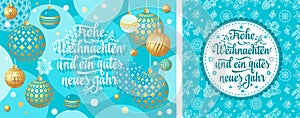 Christmas German Weihnachten and neue Jahr