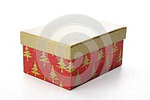 Christmas gift box with separate lid