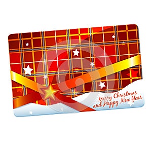 Christmas gift card template