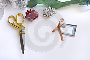 Christmas gift for christmas with wrappings photo