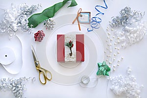 Christmas gift for christmas with wrappings