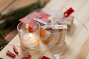 christmas gifts and decor for advent calendar