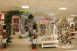 Christmas gifts in department store