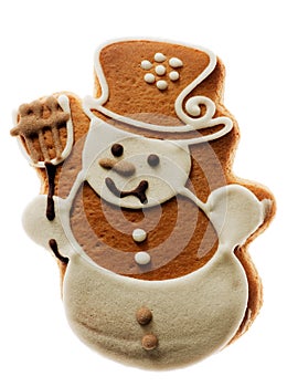 Christmas gingerbread cookie