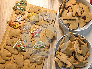 Christmas gingerbread cookies