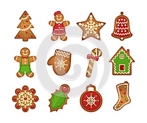 Christmas gingerbread cookies