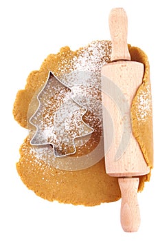 Christmas gingerbread tree cookie cutter