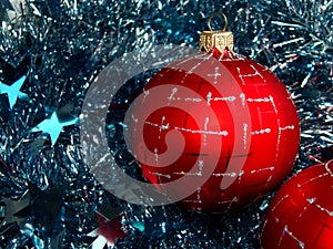 Christmas glass sphere