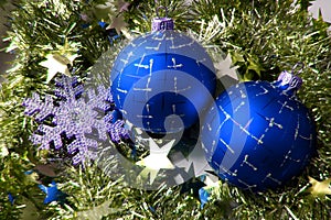 Christmas glass sphere