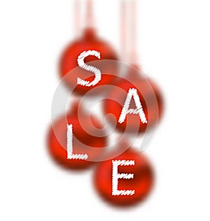 Christmas glassy balls with lettering sale