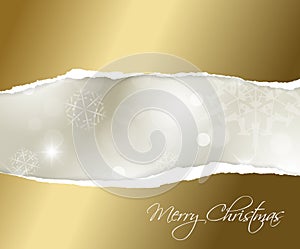 Christmas golden background