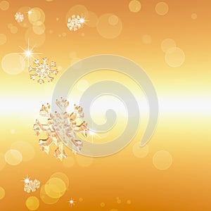 Christmas golden background