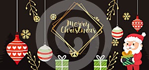 christmas golden background design