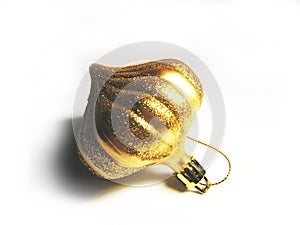 Christmas golden ornament