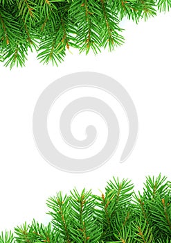 Christmas green framework
