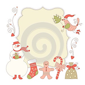 Christmas greeting card