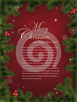 Christmas greeting card