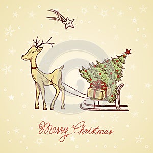 Christmas greeting card