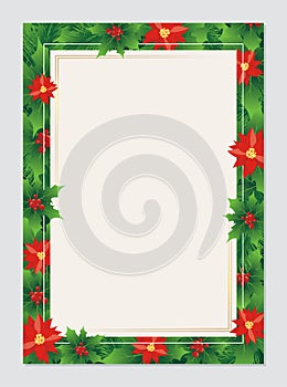 Christmas Greeting card with Adorable design