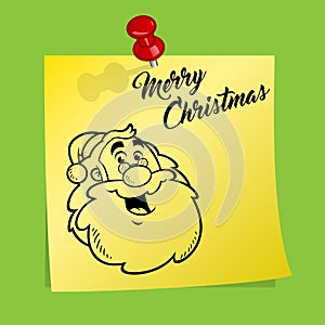 Christmas greeting note