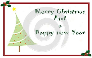 Christmas greetings card