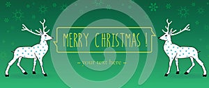 Christmas greetings postcard