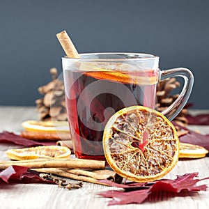 Christmas grog mulled wine