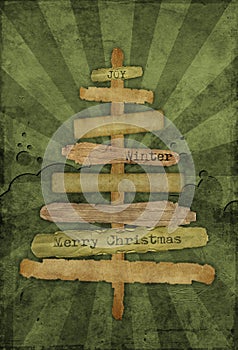 Christmas grunge background